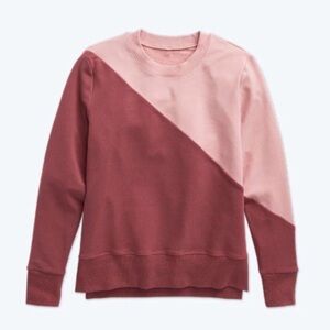 Summersalt The Softest French Terry Pullover Rosewood Shell Medium